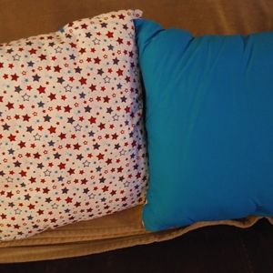 Star pillow hand sewn